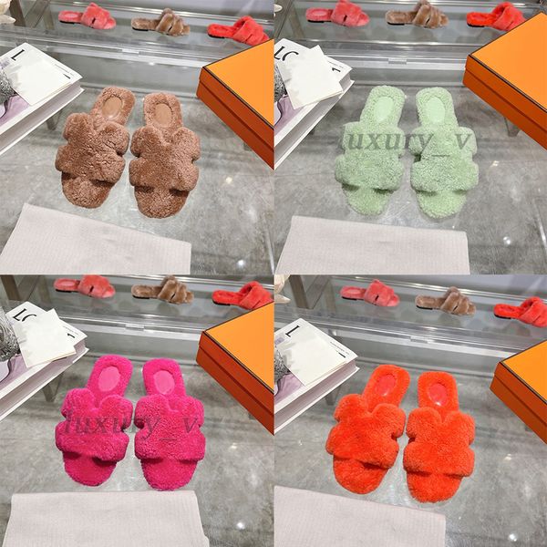 designer fur slippers lamb wool slipper women plush slides autumn winter flat bottom sandals solid color fluffy slippers, Black
designer fur slippers lamb wool slipper women plush slides autumn winter flat bottom sandals solid color fluffy slippers, Black