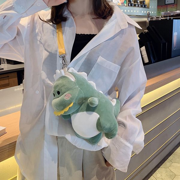 plush bag for women 2023 new cute cartoon cute girl small messenger bag cute dinosaur shoulder bag, Blue
plush bag for women 2023 new cute cartoon cute girl small messenger bag cute dinosaur shoulder bag, Blue