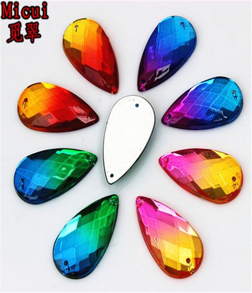 50pcs 1630mm double color acrylic crystal drop shape sew on rhinestone silver base flatback beads with 2 holes accessories zz972682519, Black
50pcs 1630mm double color acrylic crystal drop shape sew on rhinestone silver base flatback beads with 2 holes accessories zz972682519, Black