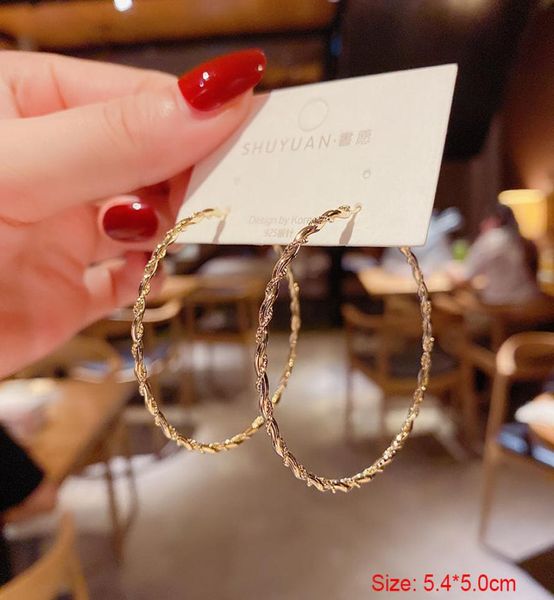 circle hoop dangle earrings gold ed wave pattern hoops for women wedding party jewelry gift simple elegant earring6269101, Silver
circle hoop dangle earrings gold ed wave pattern hoops for women wedding party jewelry gift simple elegant earring6269101, Silver