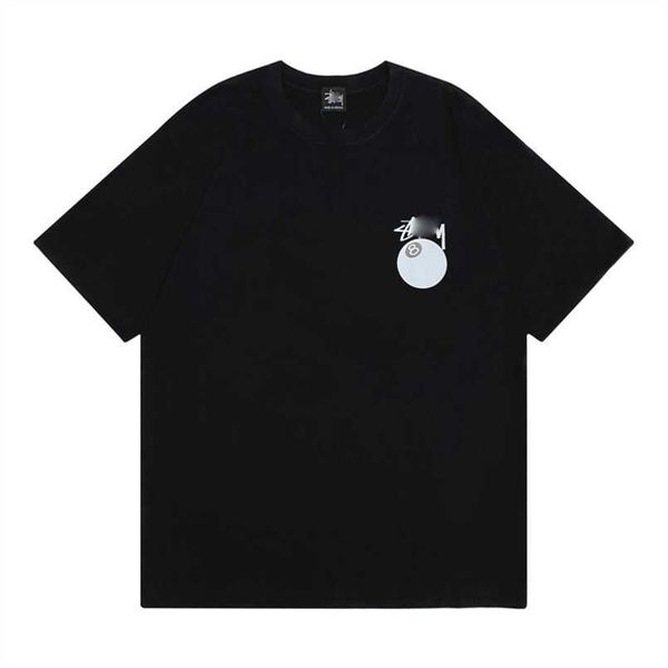 2023 streetwear mens t-shirts stussys shirt classic letter printed short sleeve womens summer no.8 bowling pattern fashion hip hop cotton t-, White;black
2023 streetwear mens t-shirts stussys shirt classic letter printed short sleeve womens summer no.8 bowling pattern fashion hip hop cotton t-, White;black