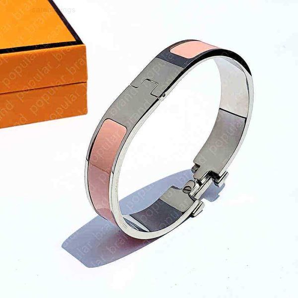 luxury brand bracelet her max new designer bangle stainless steel silver enamel classic jewelry men women bracelets oa8s, Black
luxury brand bracelet her max new designer bangle stainless steel silver enamel classic jewelry men women bracelets oa8s, Black