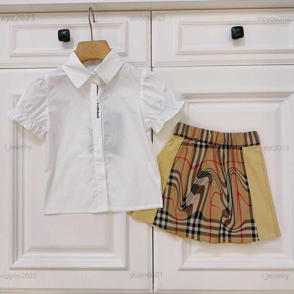 baby clothes tracksuits girls dresses sets 2pcs embroidered letter lapel t-shirt and patchwork design skirt multiple product, White
baby clothes tracksuits girls dresses sets 2pcs embroidered letter lapel t-shirt and patchwork design skirt multiple product, White
