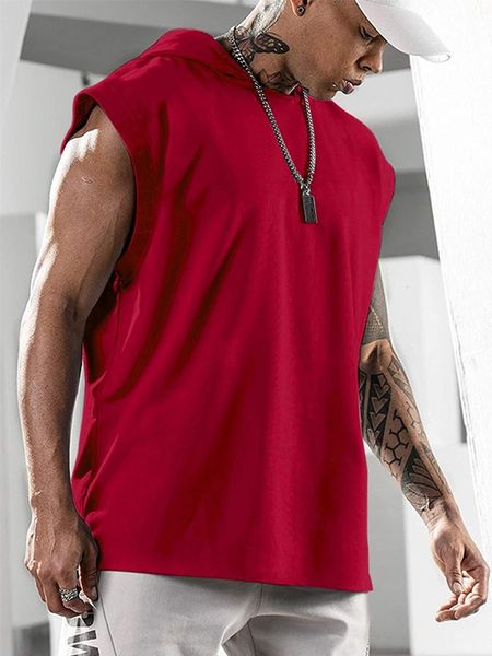 men' tank men' hooded vest sleeveless loose vest sweatshirt hooded zip tee oversized 2xl. 230710, White;black
men' tank men' hooded vest sleeveless loose vest sweatshirt hooded zip tee oversized 2xl. 230710, White;black