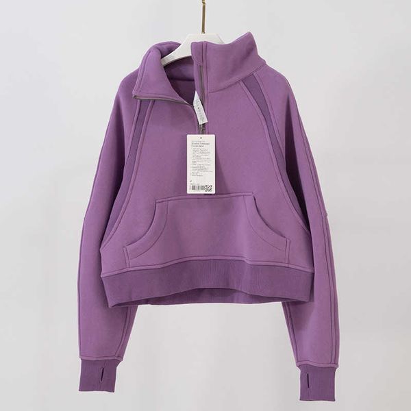 lu-02 yoga hoodie lululemens womens plus velvet thickening jackets hoodys sports half zipper terry designer sweater loose short clothes 8 0f, Black;brown
lu-02 yoga hoodie lululemens womens plus velvet thickening jackets hoodys sports half zipper terry designer sweater loose short clothes 8 0f, Black;brown