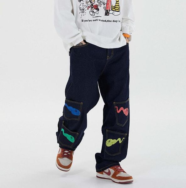 high street tadpole print multipockets graffiti jeans trousers men and women straight oversize ripped hip hop denim pants4187765, Blue
high street tadpole print multipockets graffiti jeans trousers men and women straight oversize ripped hip hop denim pants4187765, Blue