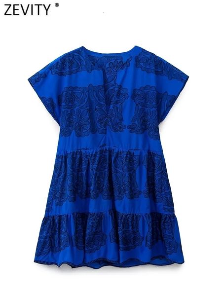 basic casual dresses zevity women fashion v neck flower embroidery pleats big swing mini dress female chic short sleeve loose vestidos ds447, Black;gray
basic casual dresses zevity women fashion v neck flower embroidery pleats big swing mini dress female chic short sleeve loose vestidos ds447, Black;gray