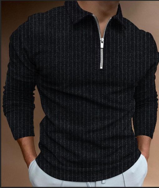 men039s polos autumn shirt fashion striped slim zipper turndown collar solid tshirt male casual long sleeve 7369886, White;black
men039s polos autumn shirt fashion striped slim zipper turndown collar solid tshirt male casual long sleeve 7369886, White;black