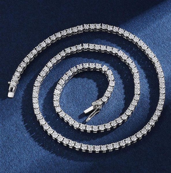 hip hop tennis necklace 4mm created moissanite gemstone basic tennis chain necklace fine jewelry whole28353846174, Silver
hip hop tennis necklace 4mm created moissanite gemstone basic tennis chain necklace fine jewelry whole28353846174, Silver