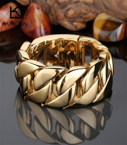 bangle kalen 316 stainless steel italy gold bracelet bangle mens heavy chunky link chain bracelet fashion jewelry gif2825800, Black
bangle kalen 316 stainless steel italy gold bracelet bangle mens heavy chunky link chain bracelet fashion jewelry gif2825800, Black