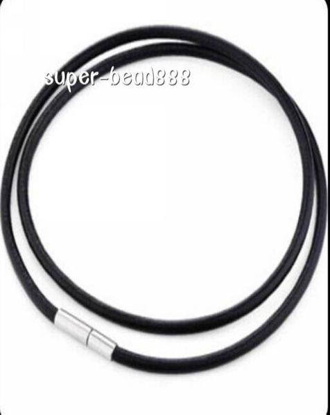 10pcslot fashion men039s stainless steel clasp cowhide leather cord pendant necklace1199439, Black
10pcslot fashion men039s stainless steel clasp cowhide leather cord pendant necklace1199439, Black
