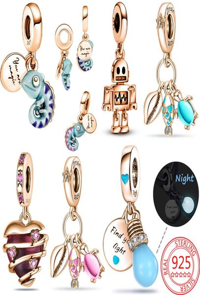 new popular s925 sterling silver original rose gold chameleon charm bulb fish turtle shell pendant for bracelets and necklaces diy bracelet, Golden;silver
new popular s925 sterling silver original rose gold chameleon charm bulb fish turtle shell pendant for bracelets and necklaces diy bracelet, Golden;silver