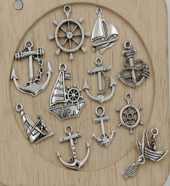 sell 110pcs tibetan silver mixed sailing anchor rudder charm pendant jewelry diy 11 style 3507058691, Bronze;silver
sell 110pcs tibetan silver mixed sailing anchor rudder charm pendant jewelry diy 11 style 3507058691, Bronze;silver