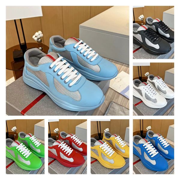 luxury designer americas cup men sneakers shoes breathable mesh soft rubber bike trainers technical fabric calfskin casual walking blue blac, Black
luxury designer americas cup men sneakers shoes breathable mesh soft rubber bike trainers technical fabric calfskin casual walking blue blac, Black