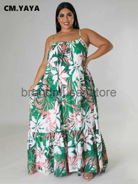 basic casual dresses cm.yaya women plus size autumn spaghetti strap ruffles hem loose maxi long floral leaf print dresses fashion party slim, Black;gray
basic casual dresses cm.yaya women plus size autumn spaghetti strap ruffles hem loose maxi long floral leaf print dresses fashion party slim, Black;gray