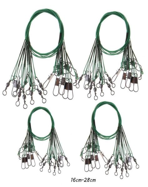 100pcslot 5 sizes mixed 16cm28cm antibite steel wire terminal tackle fishing lines stainless snaps swivels pesca accessories 1609714
100pcslot 5 sizes mixed 16cm28cm antibite steel wire terminal tackle fishing lines stainless snaps swivels pesca accessories 1609714