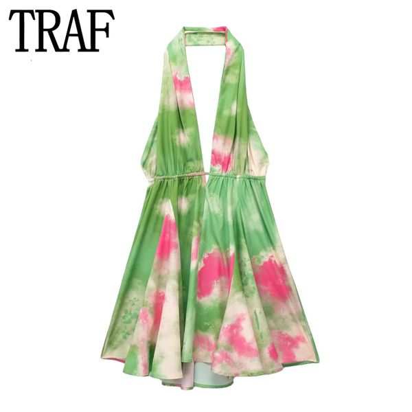 basic casual dresses traf 2023 green halter mini dress woman print backless dres summer ruched off shoulder beach short party 230710, Black;gray
basic casual dresses traf 2023 green halter mini dress woman print backless dres summer ruched off shoulder beach short party 230710, Black;gray