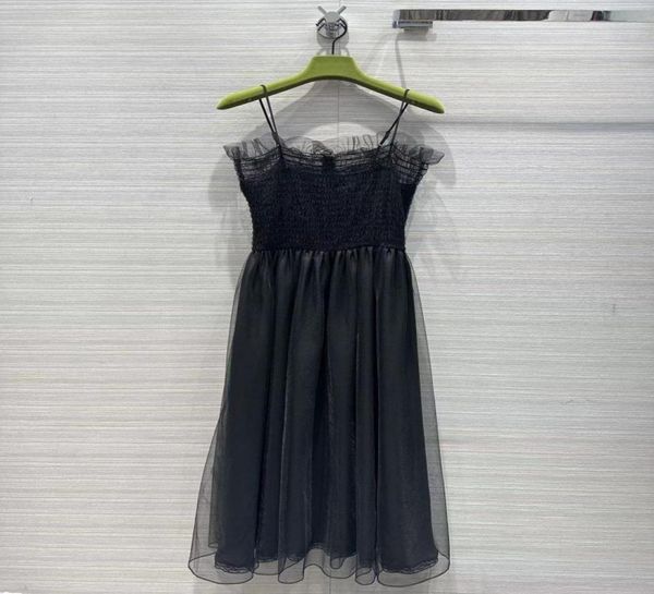 designer dresses 2023 new spring summer spaghetti strap fashion brand same style dress milan runway dress 122013335136, Black
designer dresses 2023 new spring summer spaghetti strap fashion brand same style dress milan runway dress 122013335136, Black