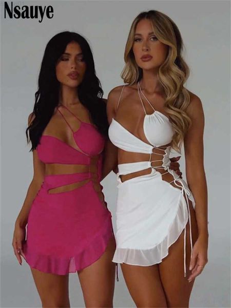 urban dresses nsauye backless night club fashion elegant outfits mini dress women summer 2023 hollow out sleeveless ruffles party dress l230, White;black
urban dresses nsauye backless night club fashion elegant outfits mini dress women summer 2023 hollow out sleeveless ruffles party dress l230, White;black