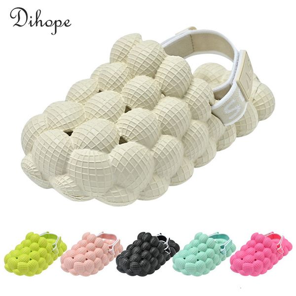 slipper toddler children cute bubble slides kids sandals summer outdoor sport shoes boys girls close toes slippers anti-slip slides 230710, Black;grey
slipper toddler children cute bubble slides kids sandals summer outdoor sport shoes boys girls close toes slippers anti-slip slides 230710, Black;grey