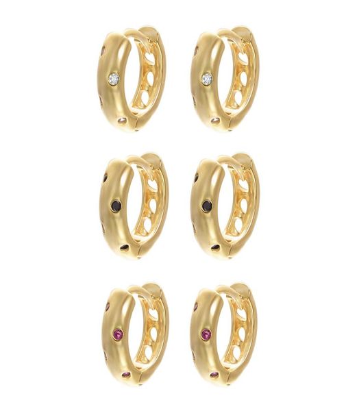 yoursfs fashion jewelry 3 pairs 18k gold plated zircon earrings unique woman anniversary birthday gift1735121, Golden;silver
yoursfs fashion jewelry 3 pairs 18k gold plated zircon earrings unique woman anniversary birthday gift1735121, Golden;silver