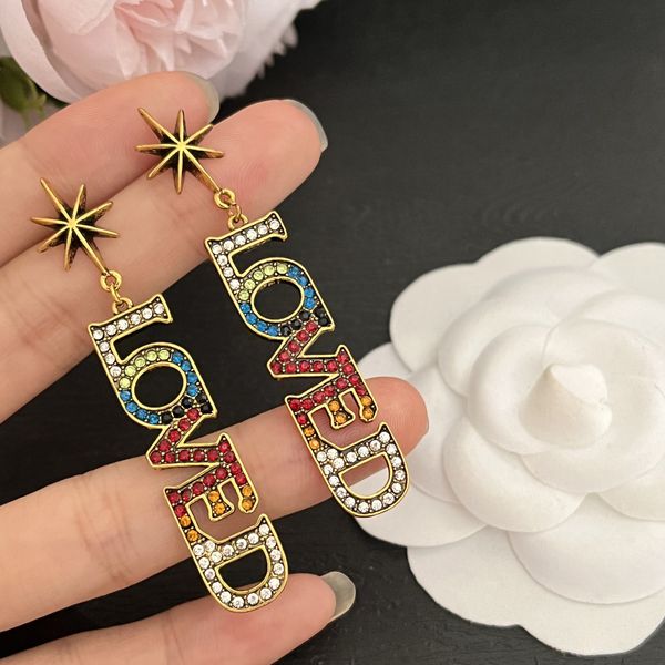 designer letter drop earrings women's charm pearl star pendant earrings luxury engagement love travel gift earrings design designer bra, Golden
designer letter drop earrings women's charm pearl star pendant earrings luxury engagement love travel gift earrings design designer bra, Golden
