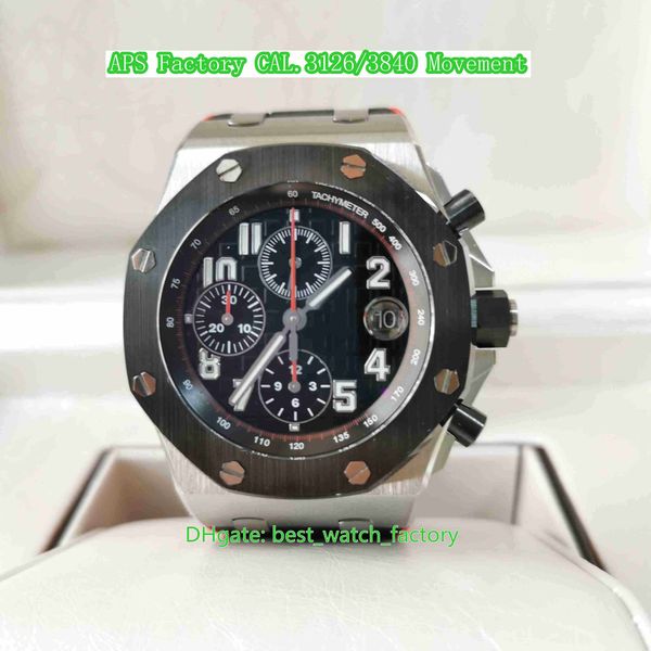 aps factory mens watch super version 42mm 26470 ceramic bezel designer watches chronograph workin cal.3126/3840 movement mechanical automati, Slivery;brown
aps factory mens watch super version 42mm 26470 ceramic bezel designer watches chronograph workin cal.3126/3840 movement mechanical automati, Slivery;brown