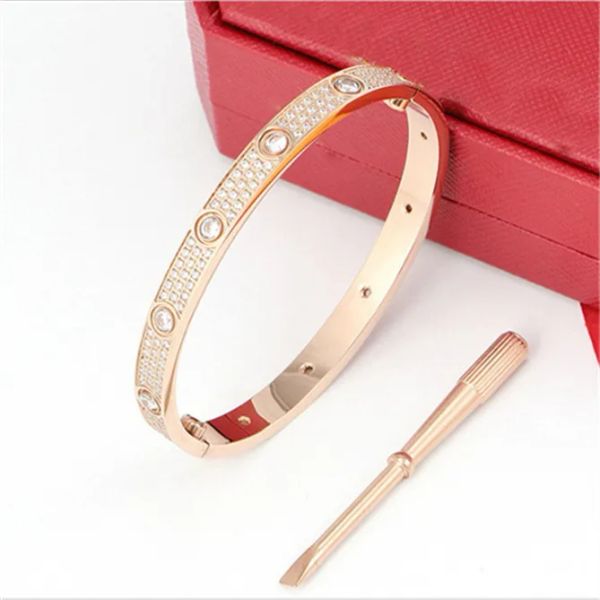 love bracelet gold bangle three row diamond designer jewelry for women rose gold silver plated screw bracelets luxe men luxurious holiday bi, Black
love bracelet gold bangle three row diamond designer jewelry for women rose gold silver plated screw bracelets luxe men luxurious holiday bi, Black