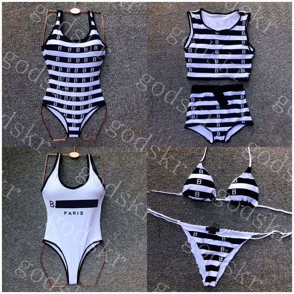 designer womens swimwear striped letters bikini ladies one piece swimsuit outdoor summer split swimsuits much styles, White;black
designer womens swimwear striped letters bikini ladies one piece swimsuit outdoor summer split swimsuits much styles, White;black