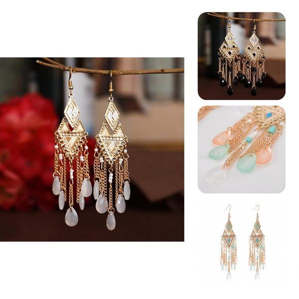 stud accessory 1 pair trendy bling dangle earrings shiny drop rhombus for banquet 230710, Golden;silver
stud accessory 1 pair trendy bling dangle earrings shiny drop rhombus for banquet 230710, Golden;silver
