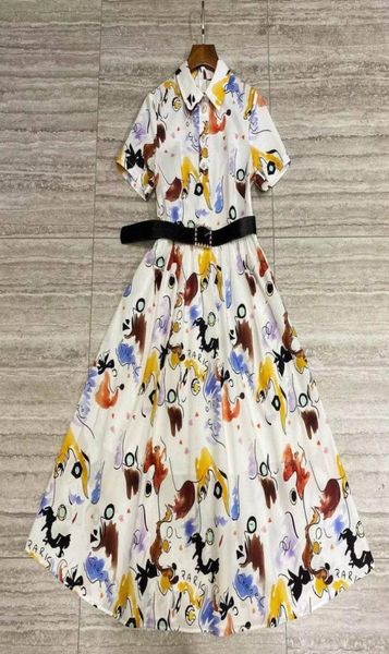 2021 white lapel neck short sleeves women039s dress designer print 100 cotton milan runway dress high end celebrity dress 20213731645, Black
2021 white lapel neck short sleeves women039s dress designer print 100 cotton milan runway dress high end celebrity dress 20213731645, Black