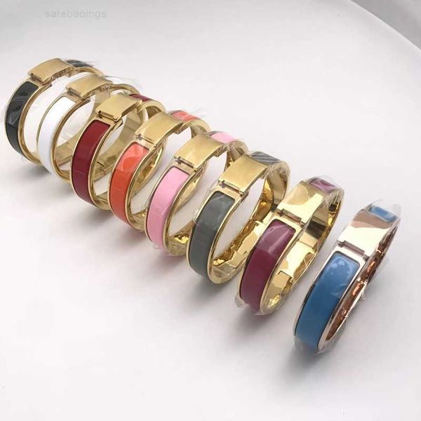 bracelet luxury brand her max designer bangle stainless steel letter buckle enamel bracelets fashion jewelry love men's and women', Black
bracelet luxury brand her max designer bangle stainless steel letter buckle enamel bracelets fashion jewelry love men's and women', Black