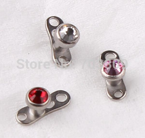 g23 titanium flat cz crystal dermal anchor piercing jewelry lot of 12pcs mix 3 color factory direct s9009825, Slivery;golden
g23 titanium flat cz crystal dermal anchor piercing jewelry lot of 12pcs mix 3 color factory direct s9009825, Slivery;golden