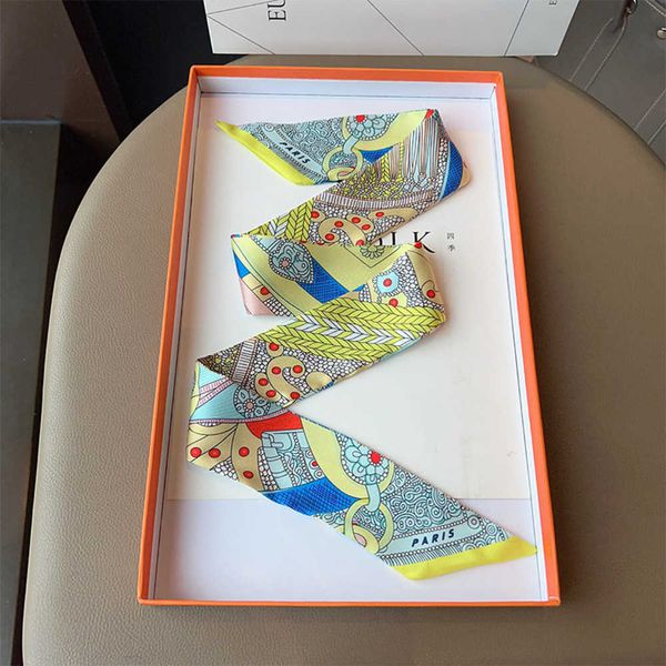 designer silk scarf ladies fashion handbag scarves letter headband 3 color size 8x120cm, Blue;gray
designer silk scarf ladies fashion handbag scarves letter headband 3 color size 8x120cm, Blue;gray
