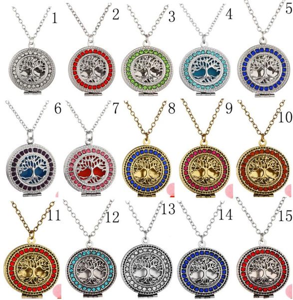 fashion tree of life essential oil diffuser necklace hollow aromatherapy floating locket pendant link chain jewelry with 6 spacers1141585, Silver
fashion tree of life essential oil diffuser necklace hollow aromatherapy floating locket pendant link chain jewelry with 6 spacers1141585, Silver
