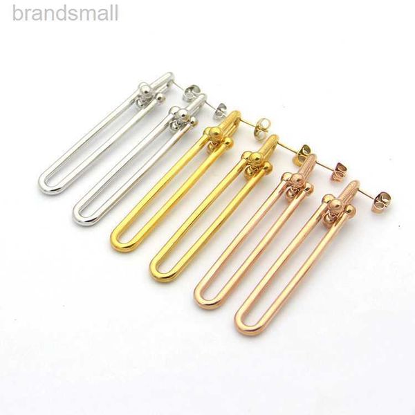 womens u-shaped earrings two section long ear studs designer jewelry studs gold/silvery/rose full brand as wedding christmas gift, Golden;silver
womens u-shaped earrings two section long ear studs designer jewelry studs gold/silvery/rose full brand as wedding christmas gift, Golden;silver