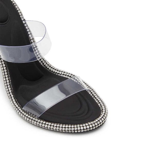 lady sandals spring new aw king rhinestone high heels women's transparent open toe sandals fashion thin heel french single shoes 230626, Black
lady sandals spring new aw king rhinestone high heels women's transparent open toe sandals fashion thin heel french single shoes 230626, Black