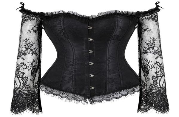 halloween victorian floral lace long flare sleeve lolita ruffle bridal corset push up bra bustier burlesque party dancing corset w3260842, Black;white
halloween victorian floral lace long flare sleeve lolita ruffle bridal corset push up bra bustier burlesque party dancing corset w3260842, Black;white