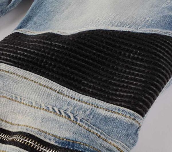men039s jeans amri ripped pants fashion hip hop 606 version slim fitting motorcycle high street stitched zipper fit denim elast9448097, Blue
men039s jeans amri ripped pants fashion hip hop 606 version slim fitting motorcycle high street stitched zipper fit denim elast9448097, Blue