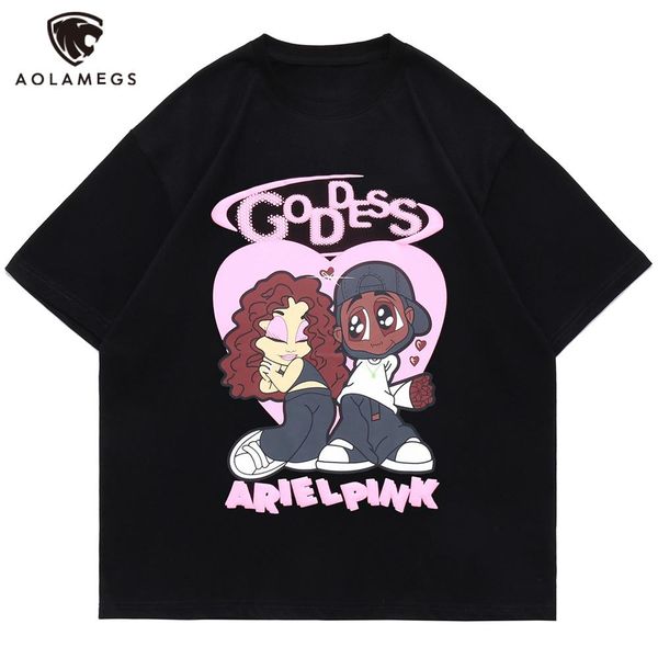 jeans aolamegs hip hop tshirt men cartoon couple print streetwear oneck fashion college style cotton cozy oversized tees summer, Blue
jeans aolamegs hip hop tshirt men cartoon couple print streetwear oneck fashion college style cotton cozy oversized tees summer, Blue