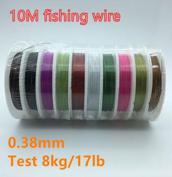 10pcsbarrel colorful 10m 17 strands stainless steel wire fishing wire trace leader coating jigging wire lead fish jigging line2081678
10pcsbarrel colorful 10m 17 strands stainless steel wire fishing wire trace leader coating jigging wire lead fish jigging line2081678