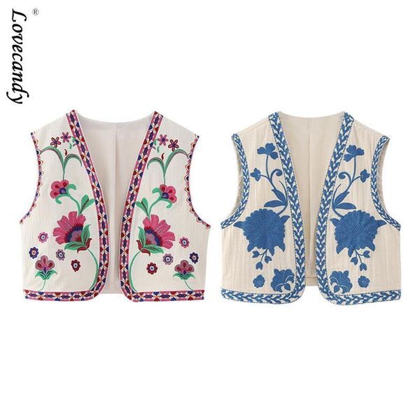 raincoats vintage floral embroidered cropped open waistcoat for women embroider national style vest jackets female vacation short vests, Black
raincoats vintage floral embroidered cropped open waistcoat for women embroider national style vest jackets female vacation short vests, Black