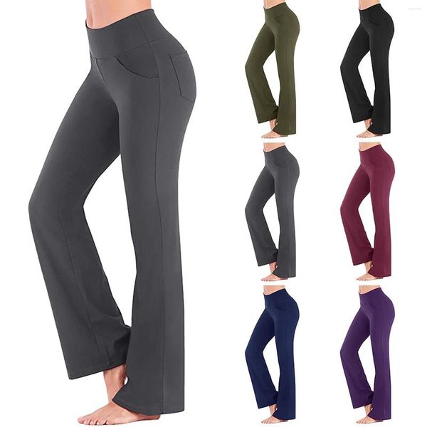 women's pants solid color micro lah wide leg printed yoga for women bell bottom cotton fold over, Black;white
women's pants solid color micro lah wide leg printed yoga for women bell bottom cotton fold over, Black;white