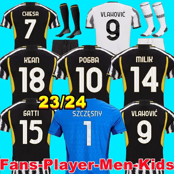 23 24 vlahovic chiesa soccer jerseys 2023 2024 milik juventus pogba men kids set bonucci football shirts di maria uniform kostic fagioli dan, Black;yellow
23 24 vlahovic chiesa soccer jerseys 2023 2024 milik juventus pogba men kids set bonucci football shirts di maria uniform kostic fagioli dan, Black;yellow