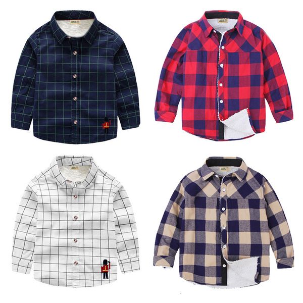 kids shirts boys plus velvet children s plaid long sleeves tidal winter thick 230711, White;black
kids shirts boys plus velvet children s plaid long sleeves tidal winter thick 230711, White;black