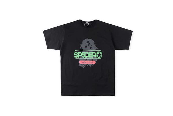 star style sp5der 555555 reninon tee men's and women's pure cotton short sleeve t-shirt, White;black
star style sp5der 555555 reninon tee men's and women's pure cotton short sleeve t-shirt, White;black