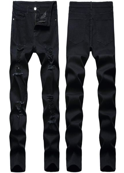 mens jeans retro black pants stretch hole ripped slim fit fashion casual denim trousers6460812, Blue
mens jeans retro black pants stretch hole ripped slim fit fashion casual denim trousers6460812, Blue