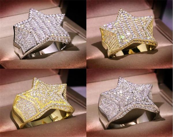 hip hop vintage fashion jewelry 925 sterling silvergold fill pave white sapphire cz diamond party five star women men wedding ban9064810, Slivery;golden
hip hop vintage fashion jewelry 925 sterling silvergold fill pave white sapphire cz diamond party five star women men wedding ban9064810, Slivery;golden