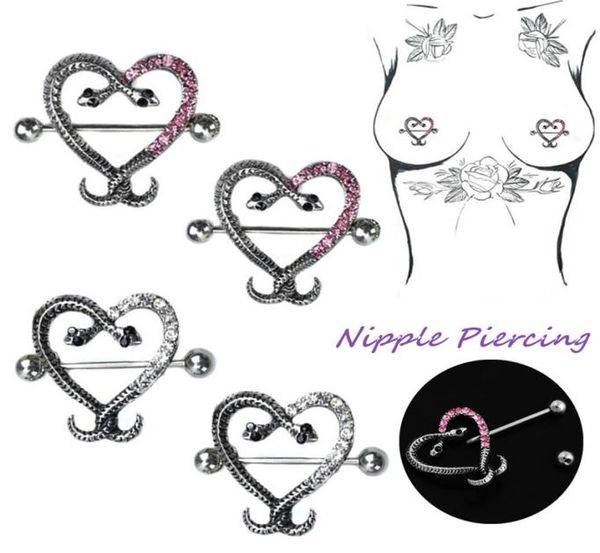 women stainless steel nipple rings crystal heart shape snake nipple barbell piercing ring body piercing jewelry4161344, Silver
women stainless steel nipple rings crystal heart shape snake nipple barbell piercing ring body piercing jewelry4161344, Silver