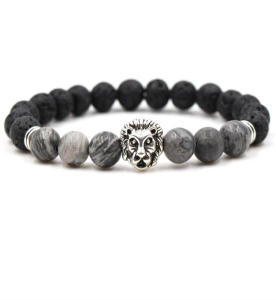 8mm beaded strands bracelet silver plated lion lazuli tigereye green red grey beads halloween gift men alloy yoga bracelets bangle8064399, Black
8mm beaded strands bracelet silver plated lion lazuli tigereye green red grey beads halloween gift men alloy yoga bracelets bangle8064399, Black